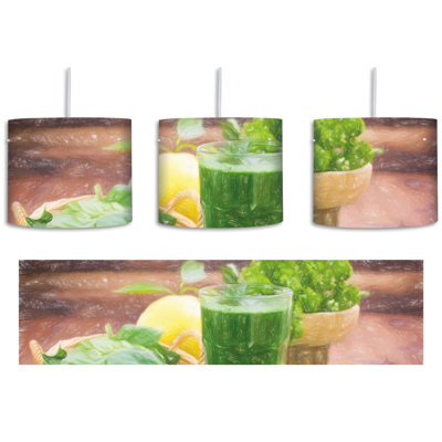 East Urban Home Trommel-Pendelleuchte 1-flammig Gesunder Smoothie